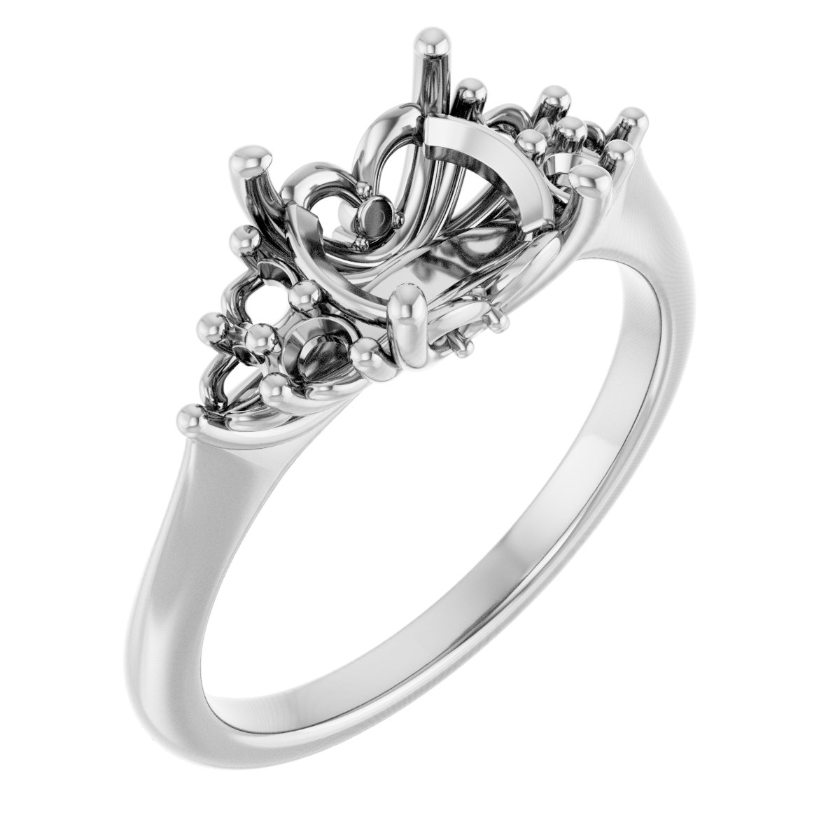 Accented Engagement Ring