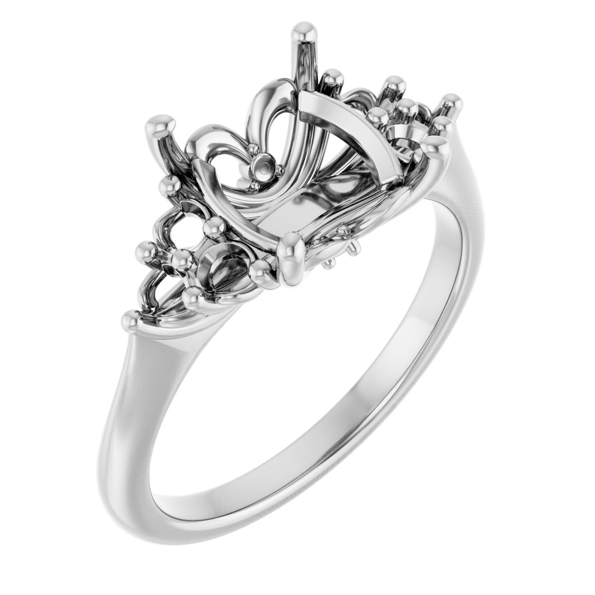 Accented Engagement Ring