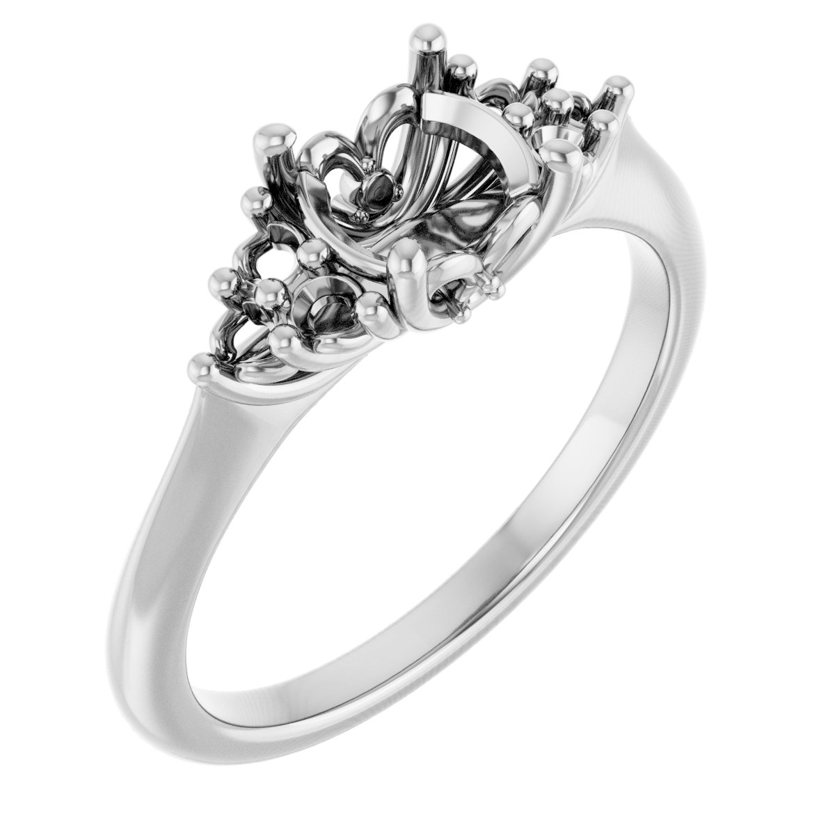 Accented Engagement Ring