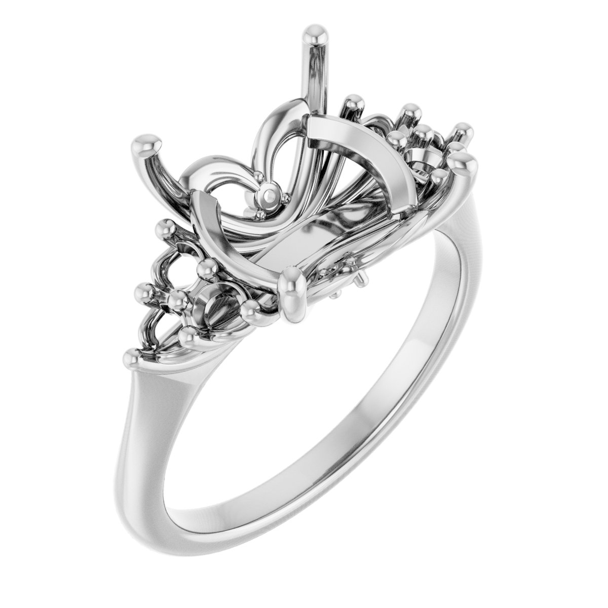 Accented Engagement Ring