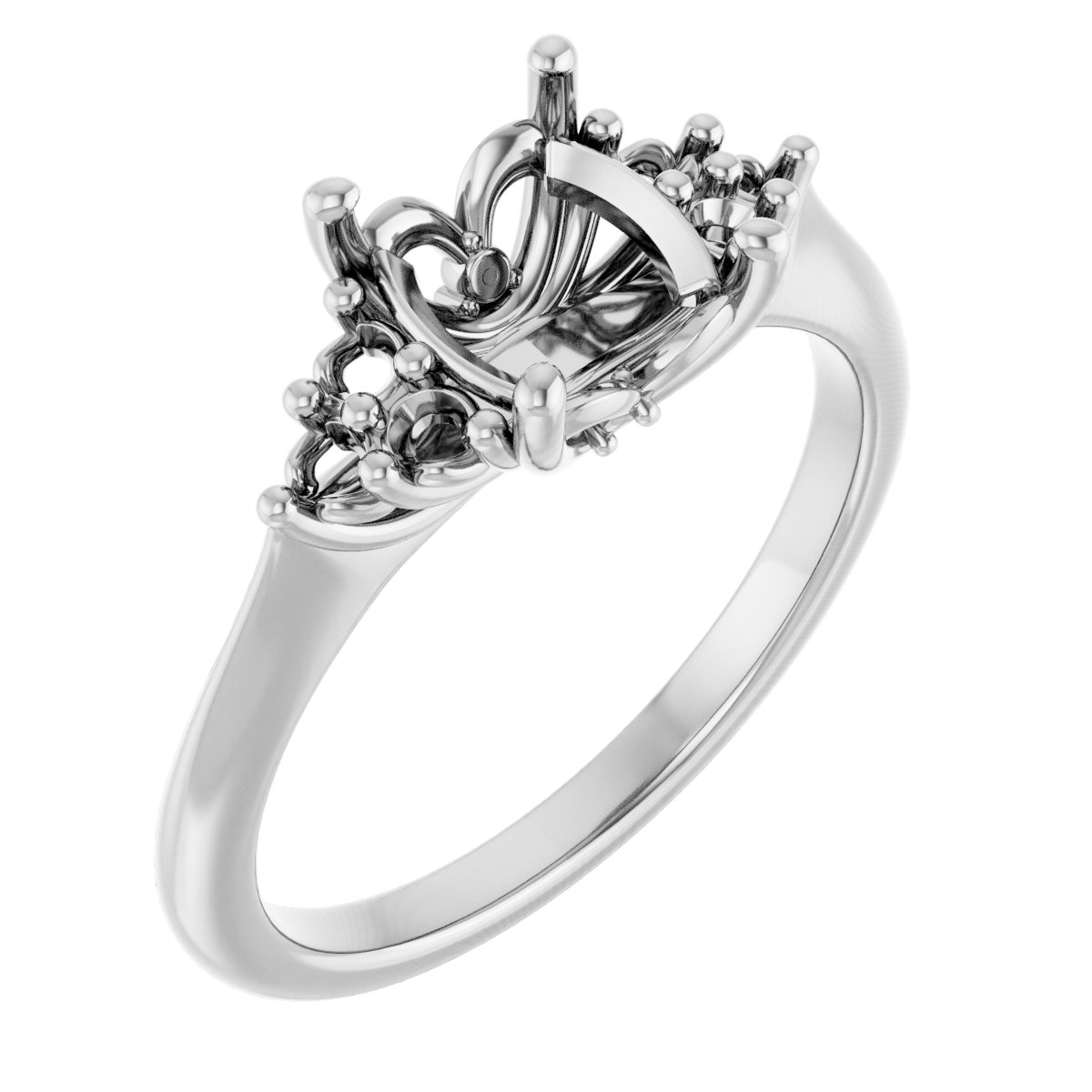 Accented Engagement Ring
