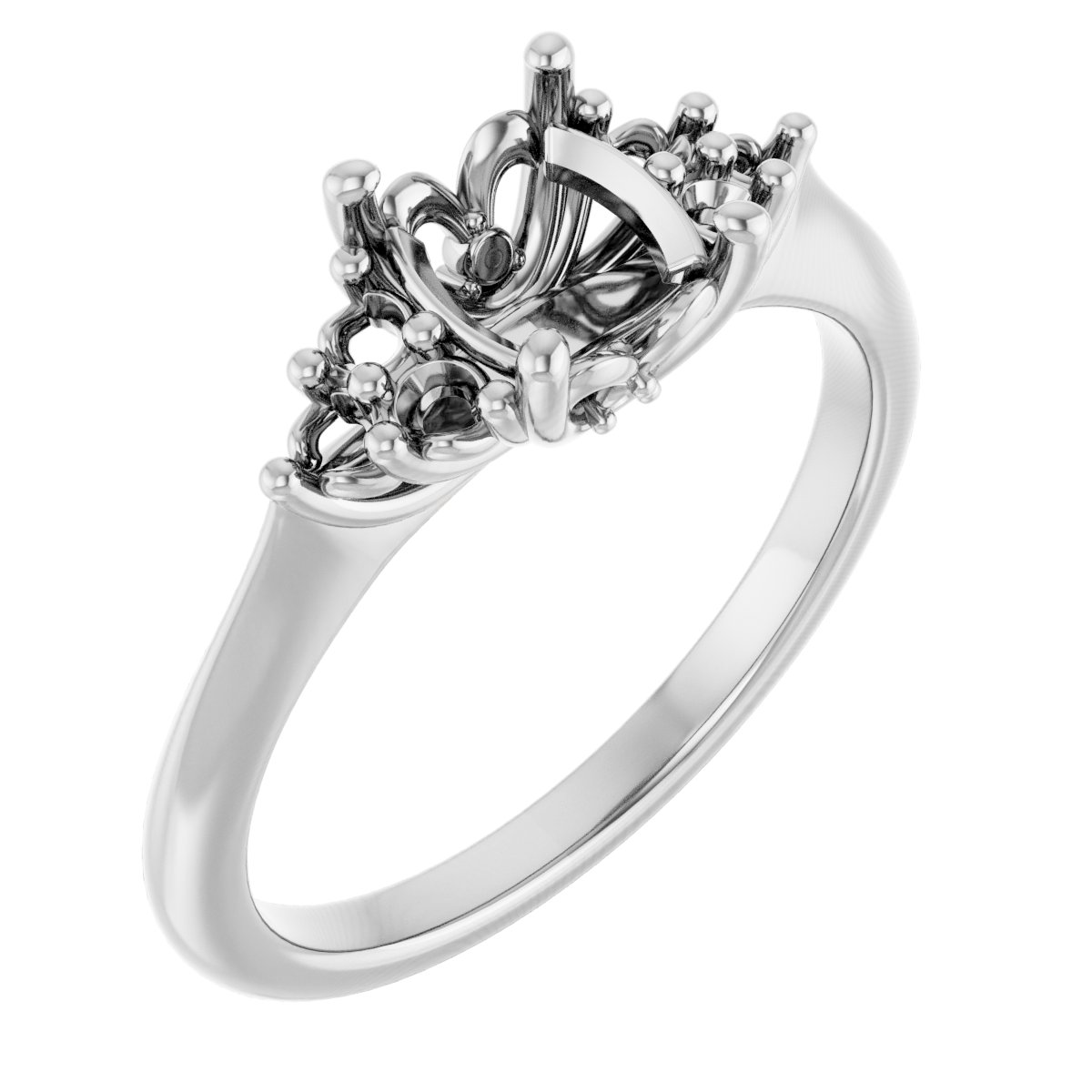 Accented Engagement Ring