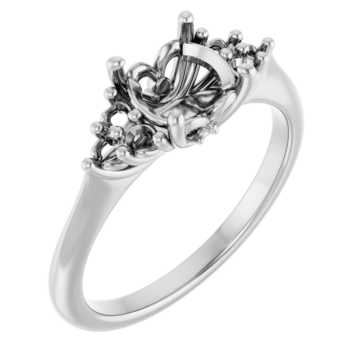 Accented Engagement Ring