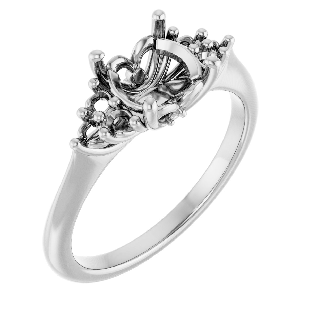 Accented Engagement Ring