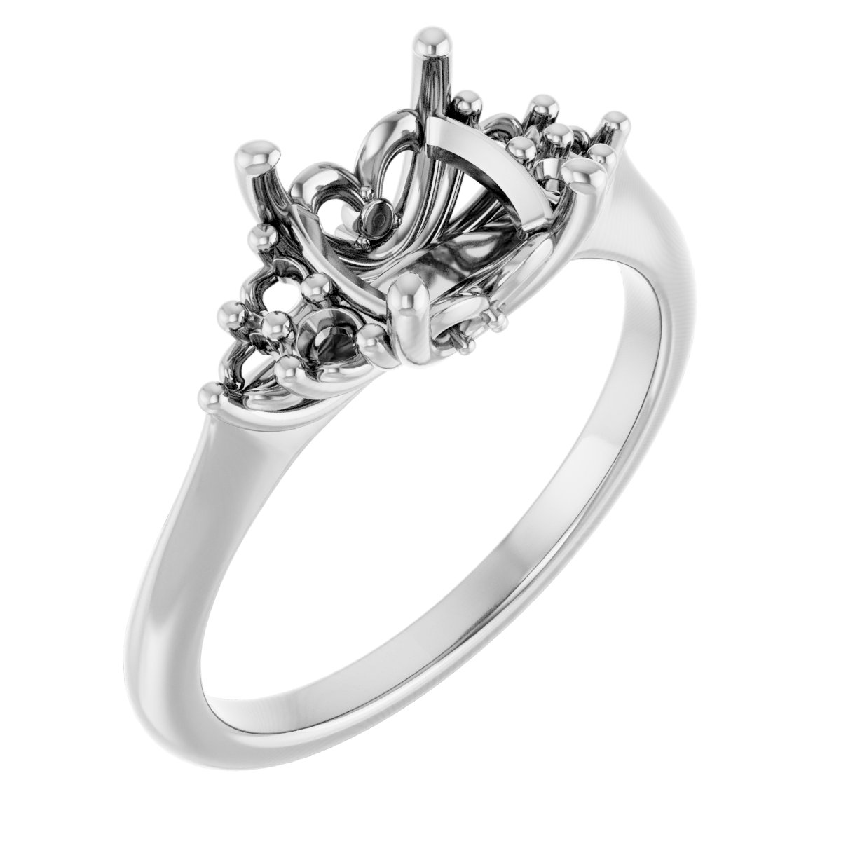 Accented Engagement Ring