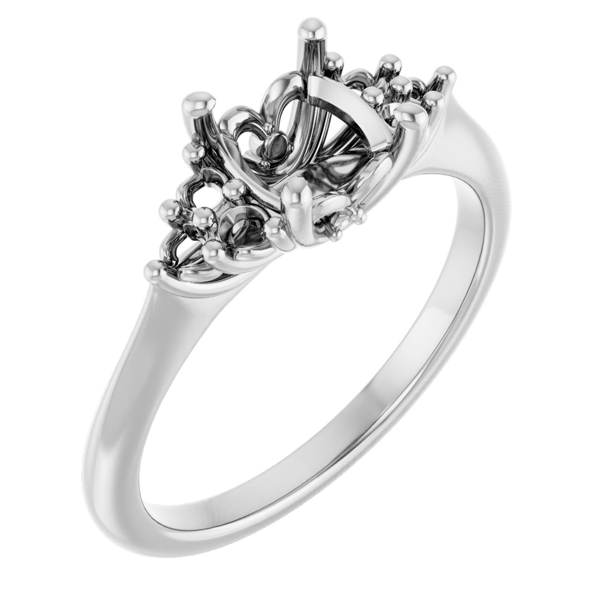 Accented Engagement Ring