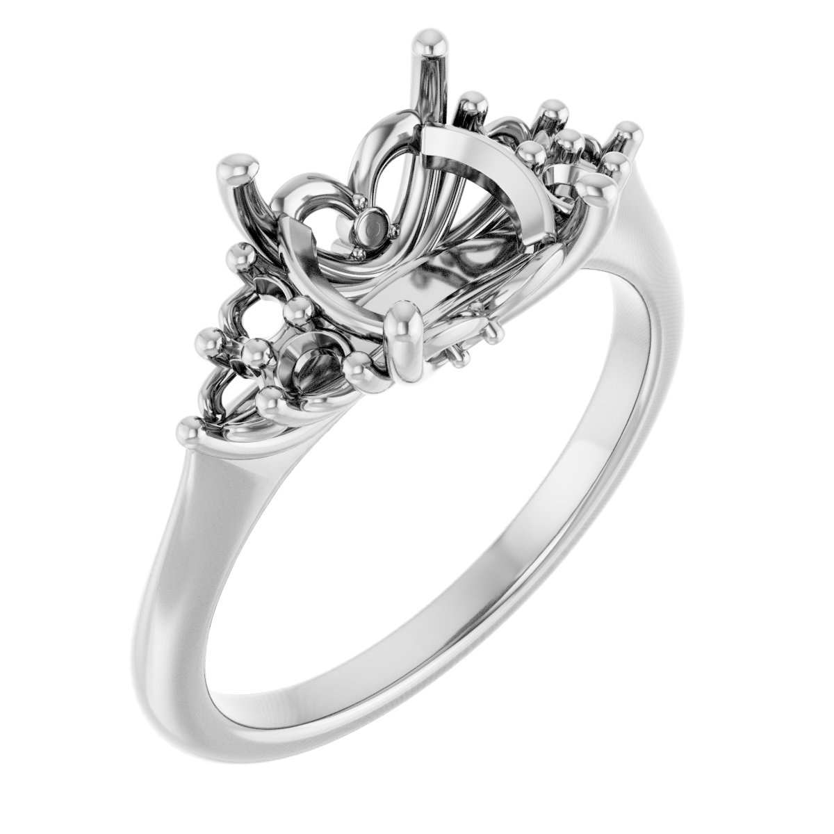 Accented Engagement Ring