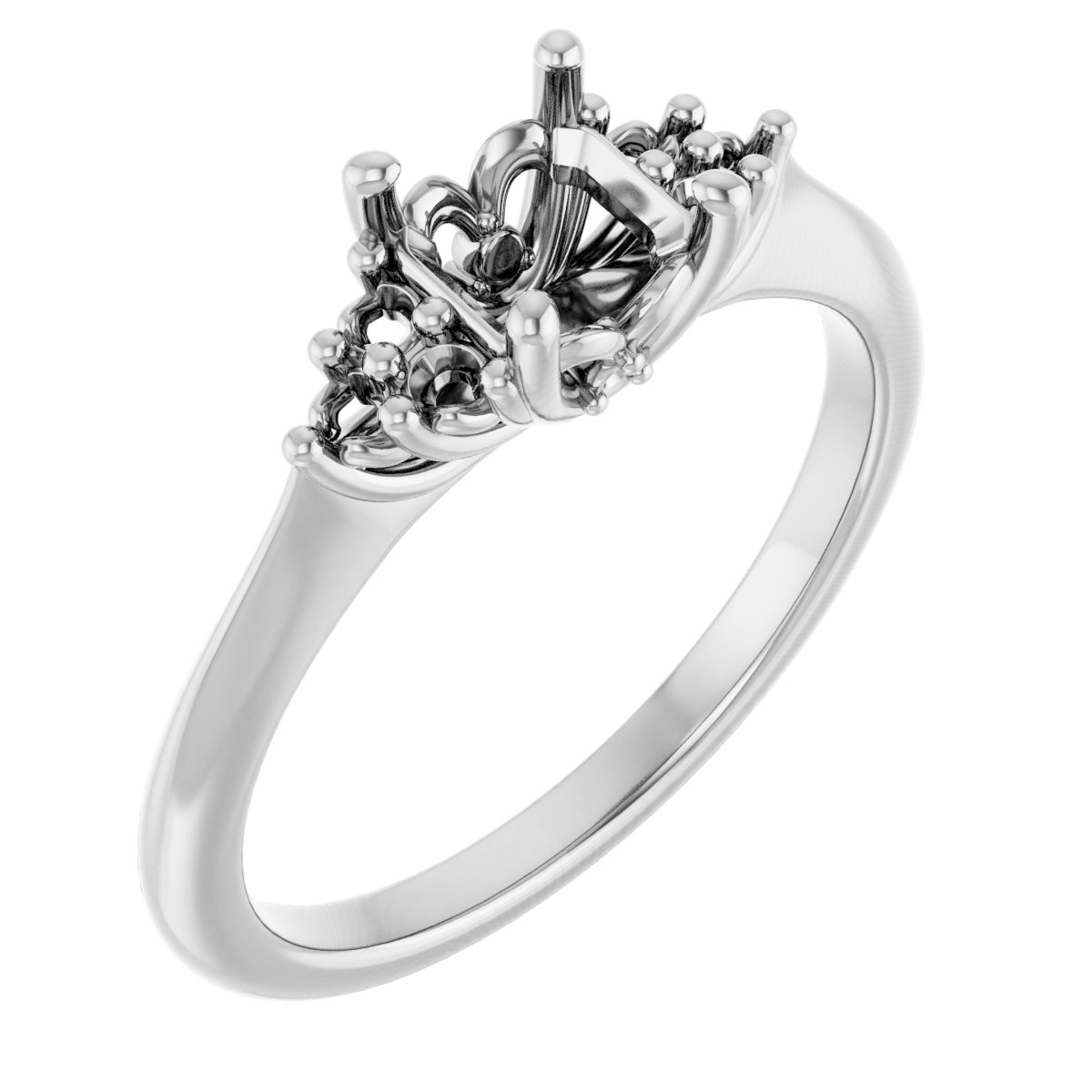 Accented Engagement Ring