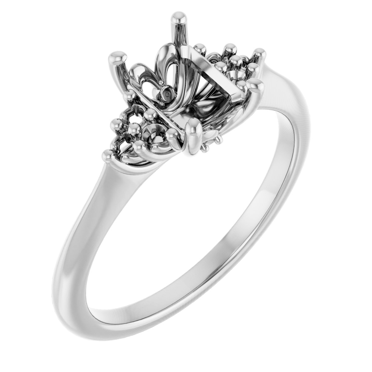 Accented Engagement Ring