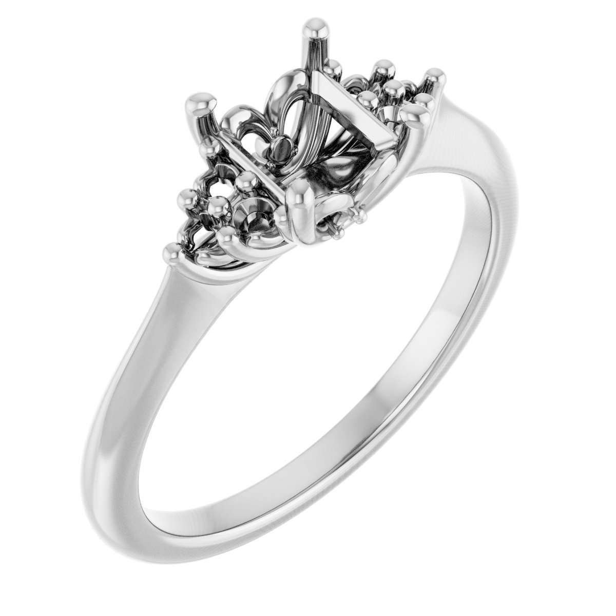 Accented Engagement Ring