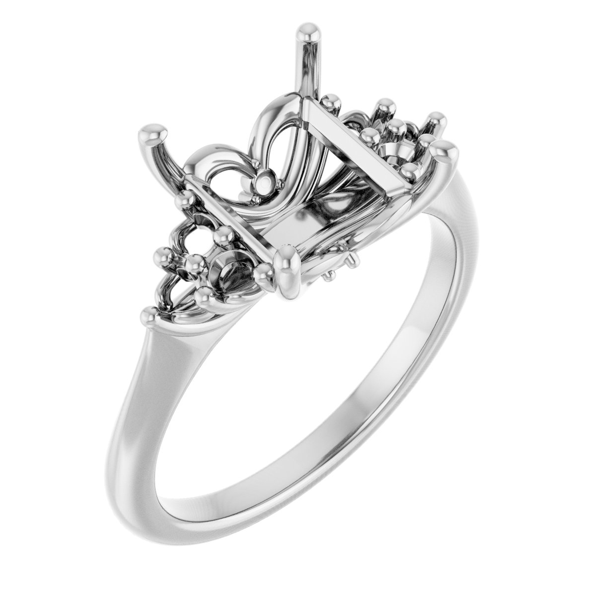 Accented Engagement Ring