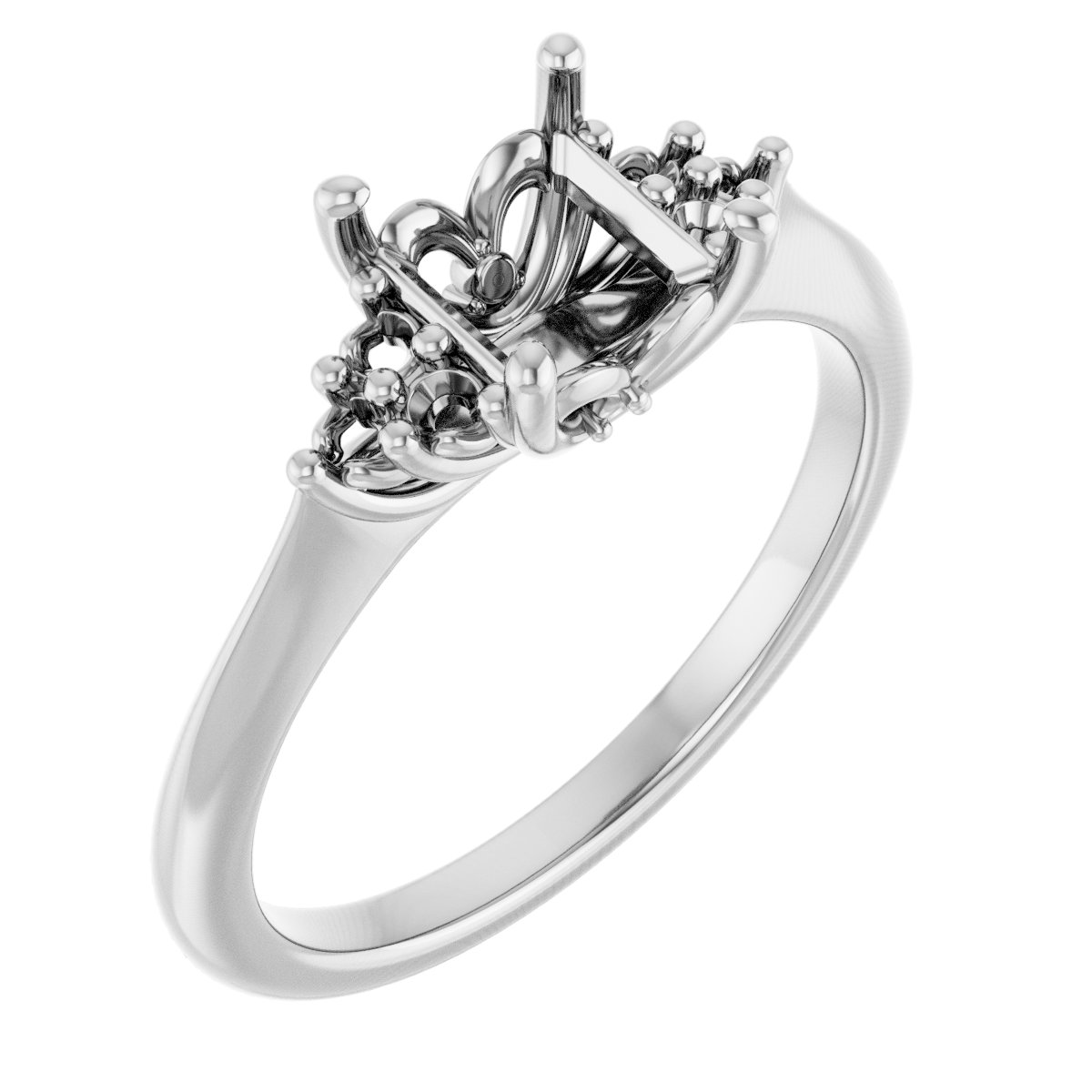 Accented Engagement Ring