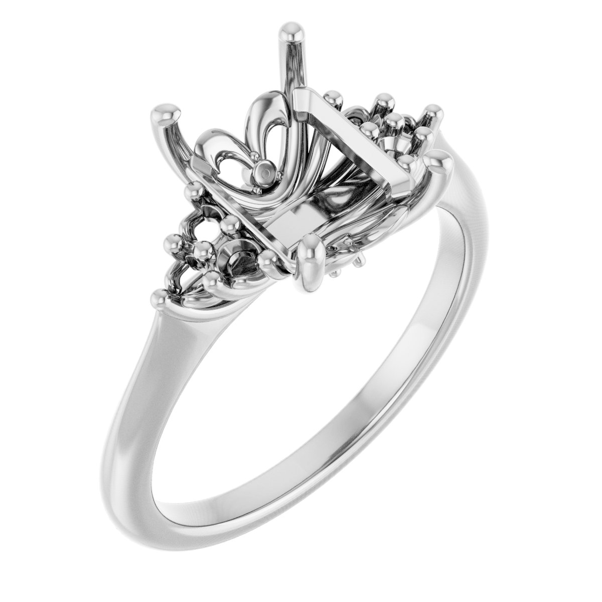 Accented Engagement Ring