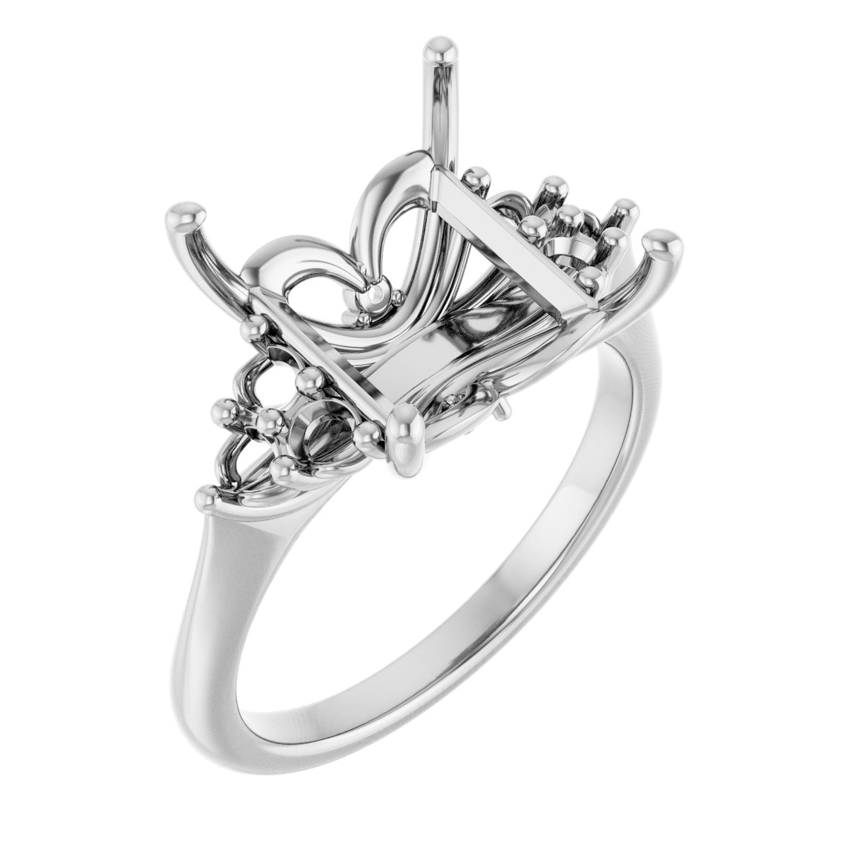 Accented Engagement Ring