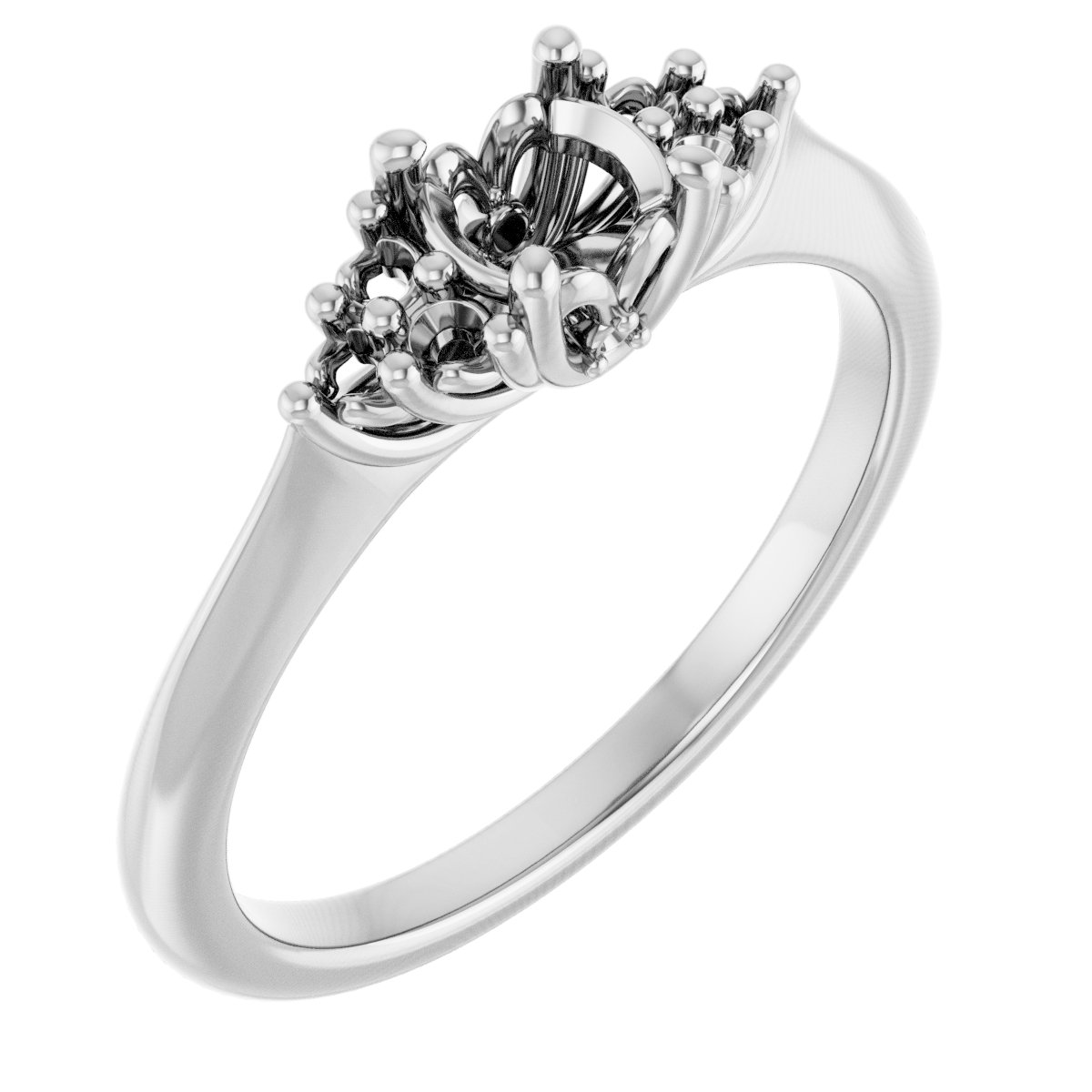 Accented Engagement Ring