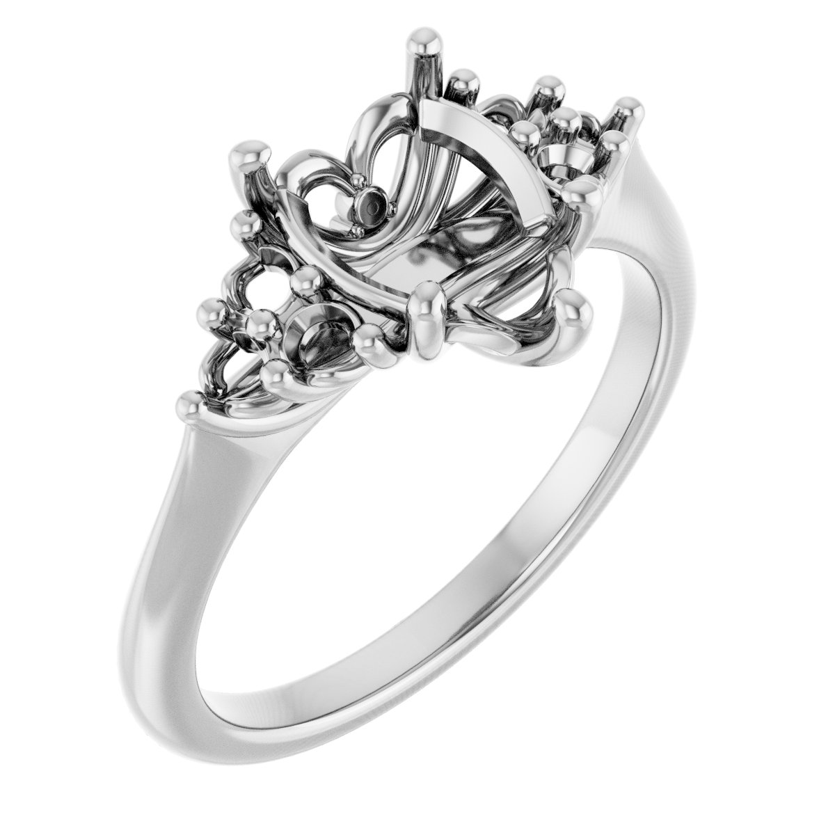 Accented Engagement Ring
