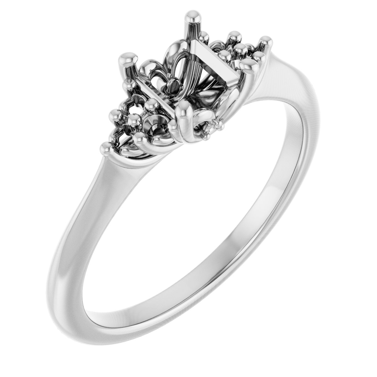Accented Engagement Ring