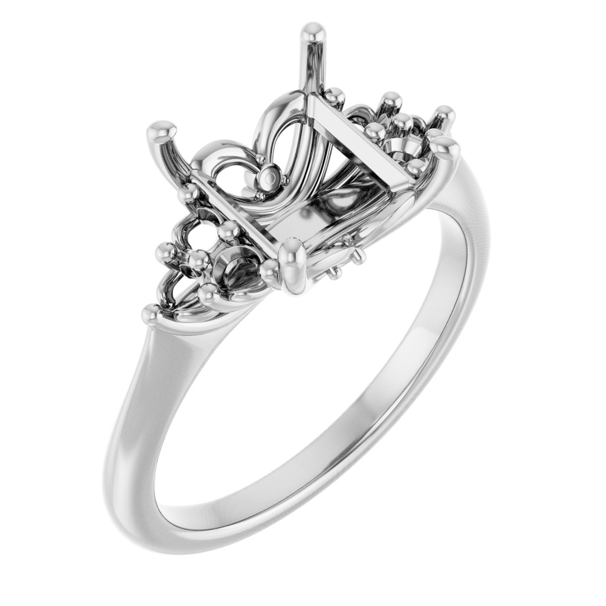 Accented Engagement Ring