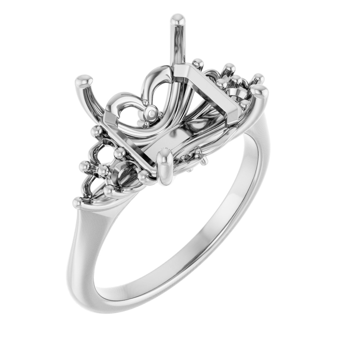 Accented Engagement Ring
