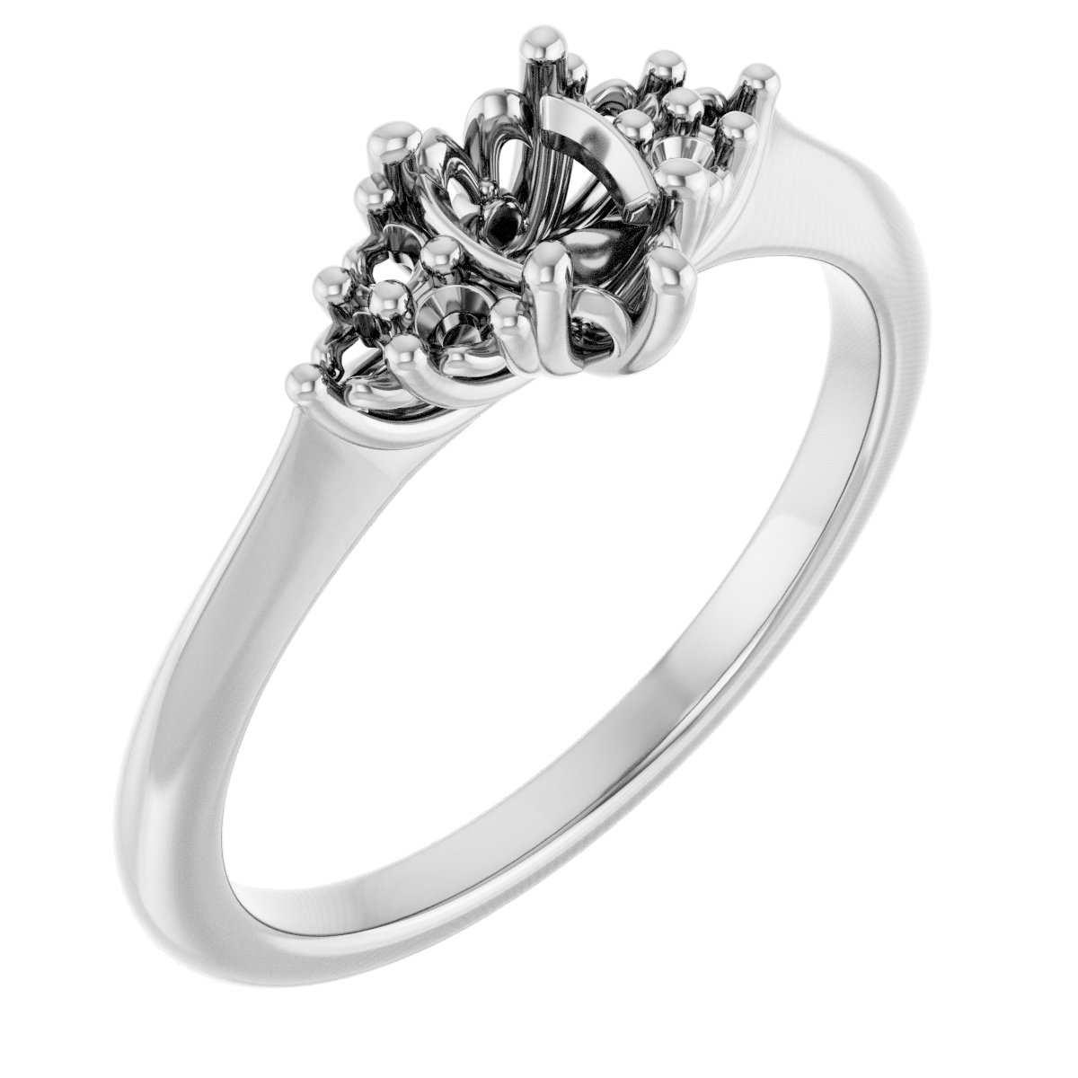 Accented Engagement Ring