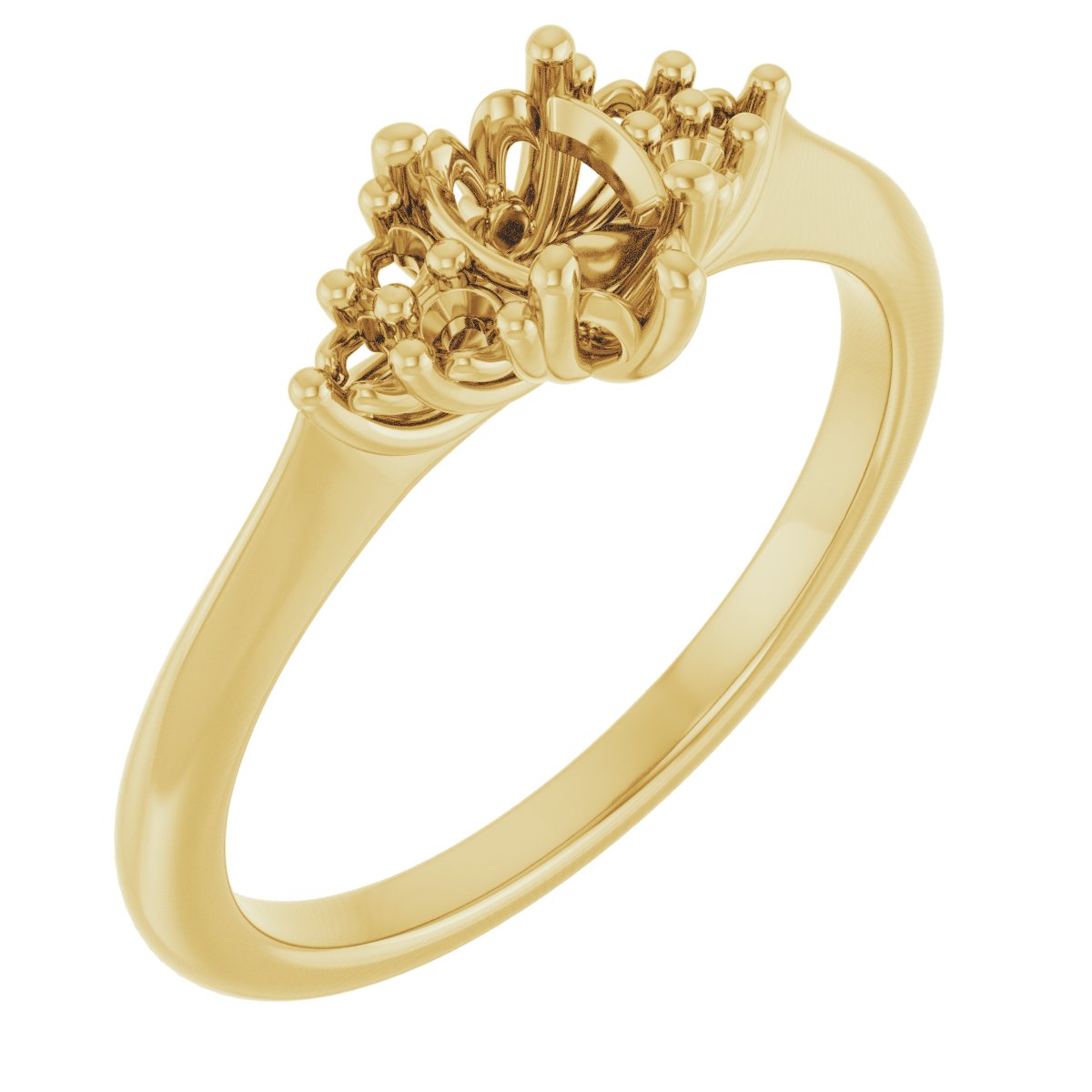 Accented Engagement Ring