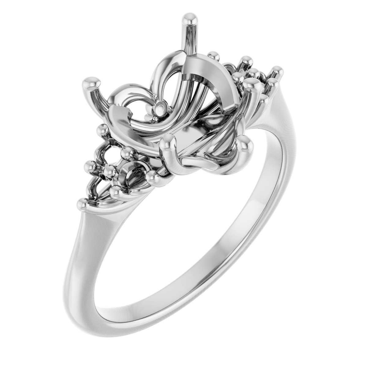 Accented Engagement Ring