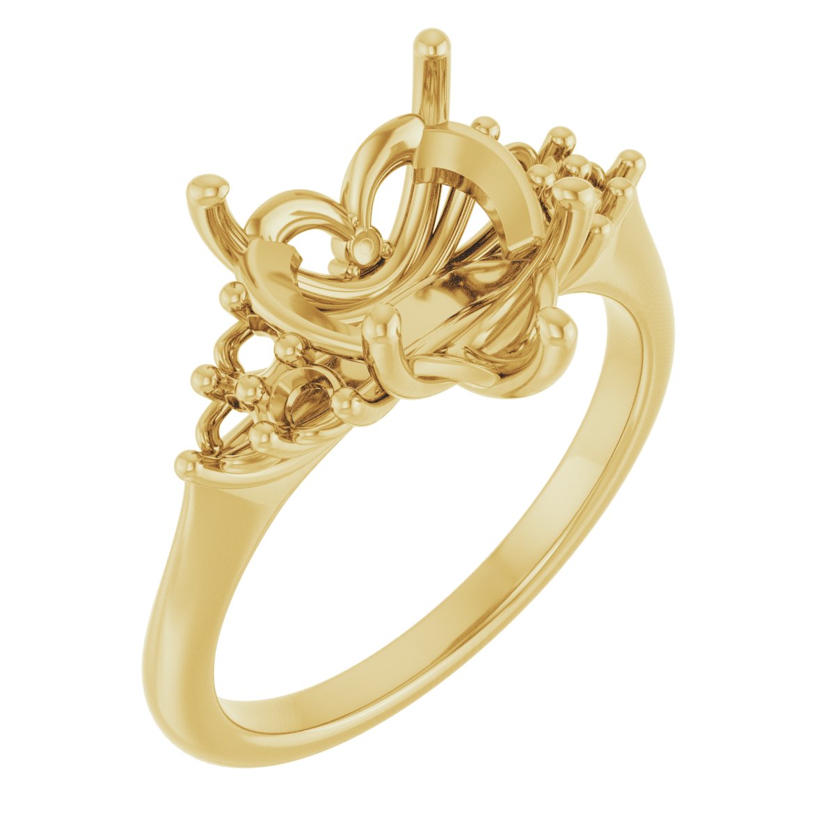 Accented Engagement Ring