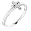 Platinum Stackable Cross Ring Ref. 13854013