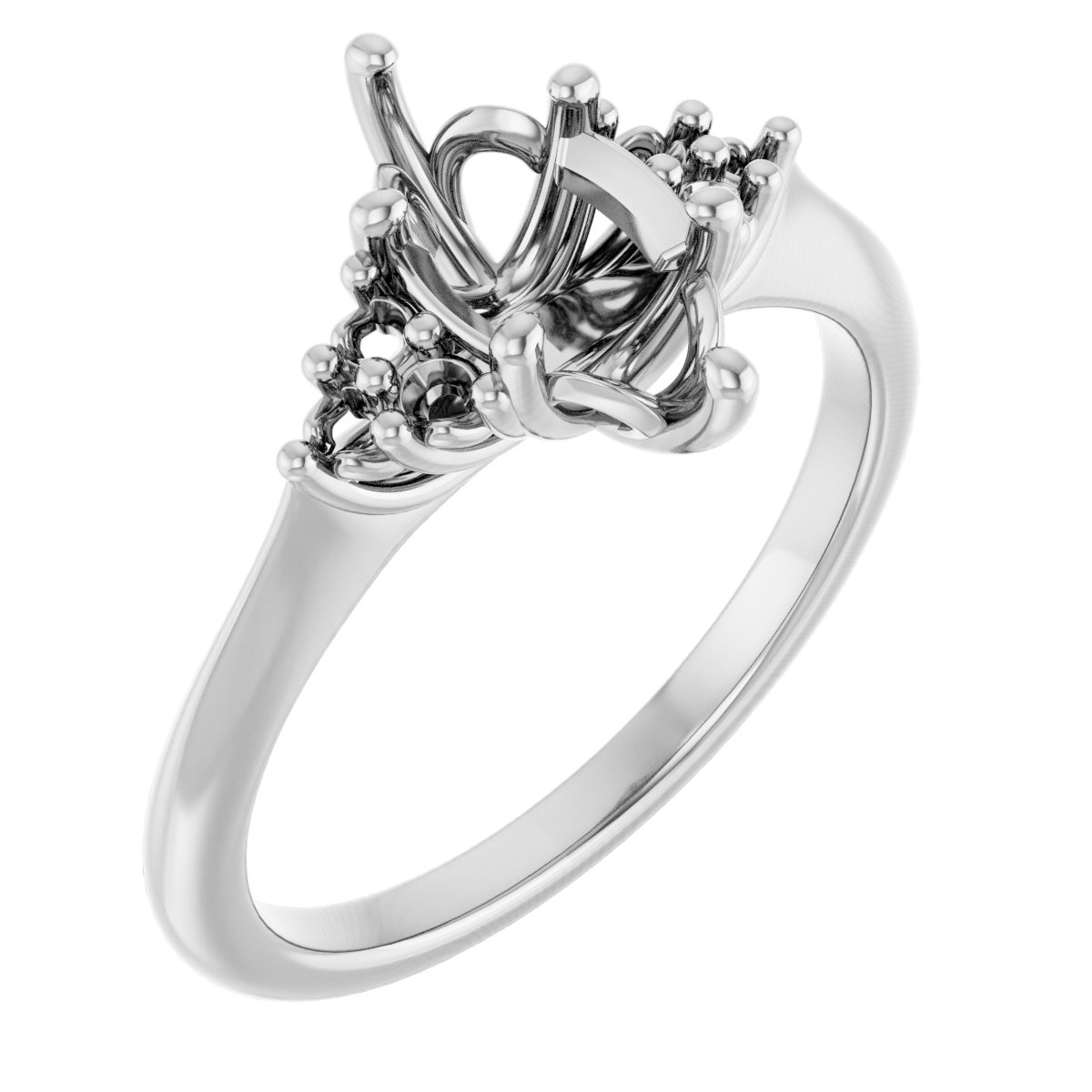Accented Engagement Ring