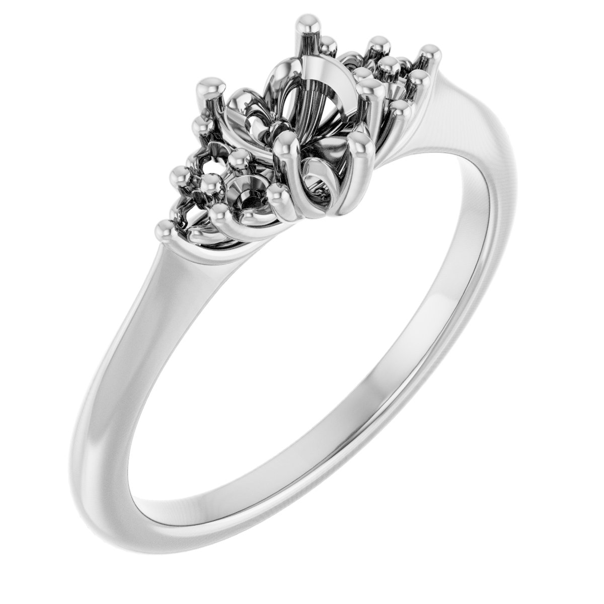 Accented Engagement Ring