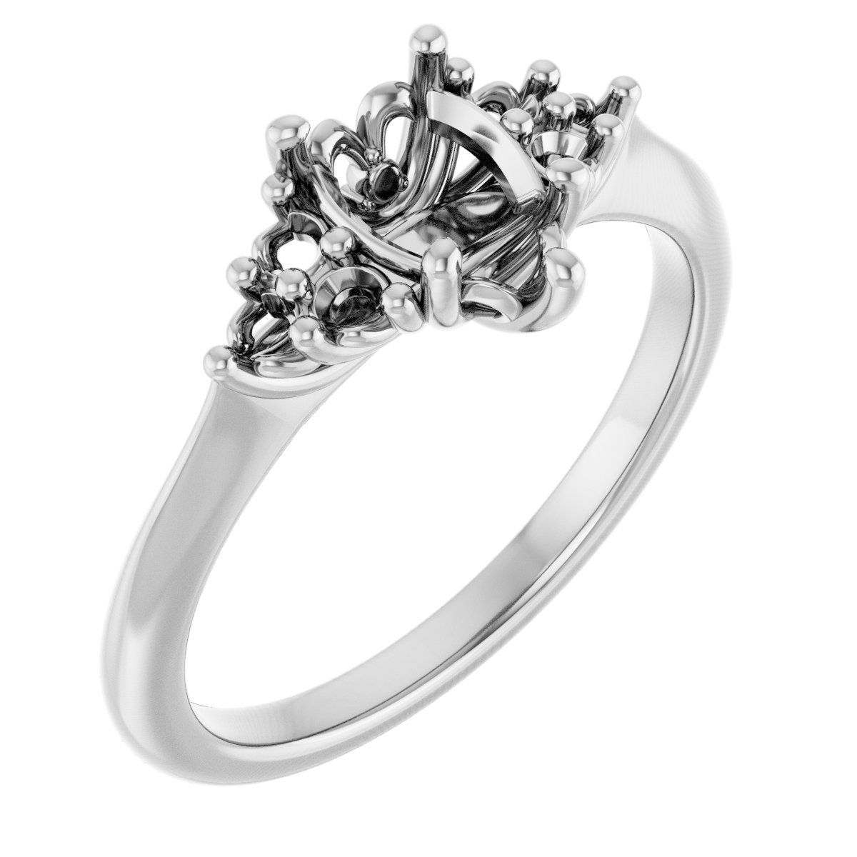 Accented Engagement Ring
