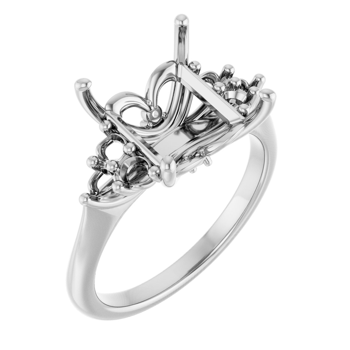 Accented Engagement Ring