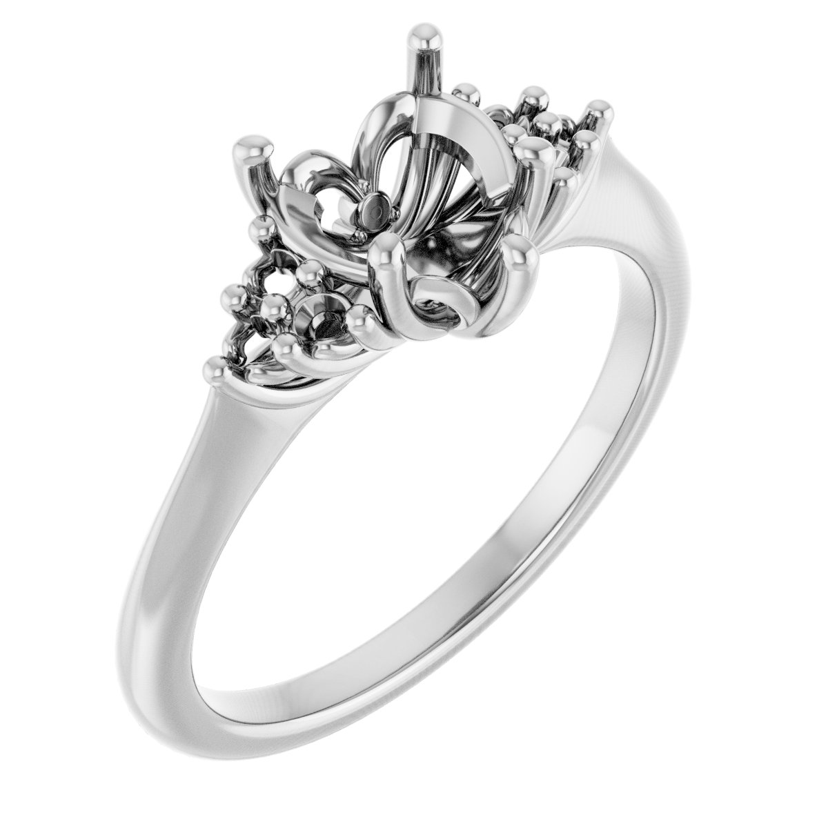 Accented Engagement Ring