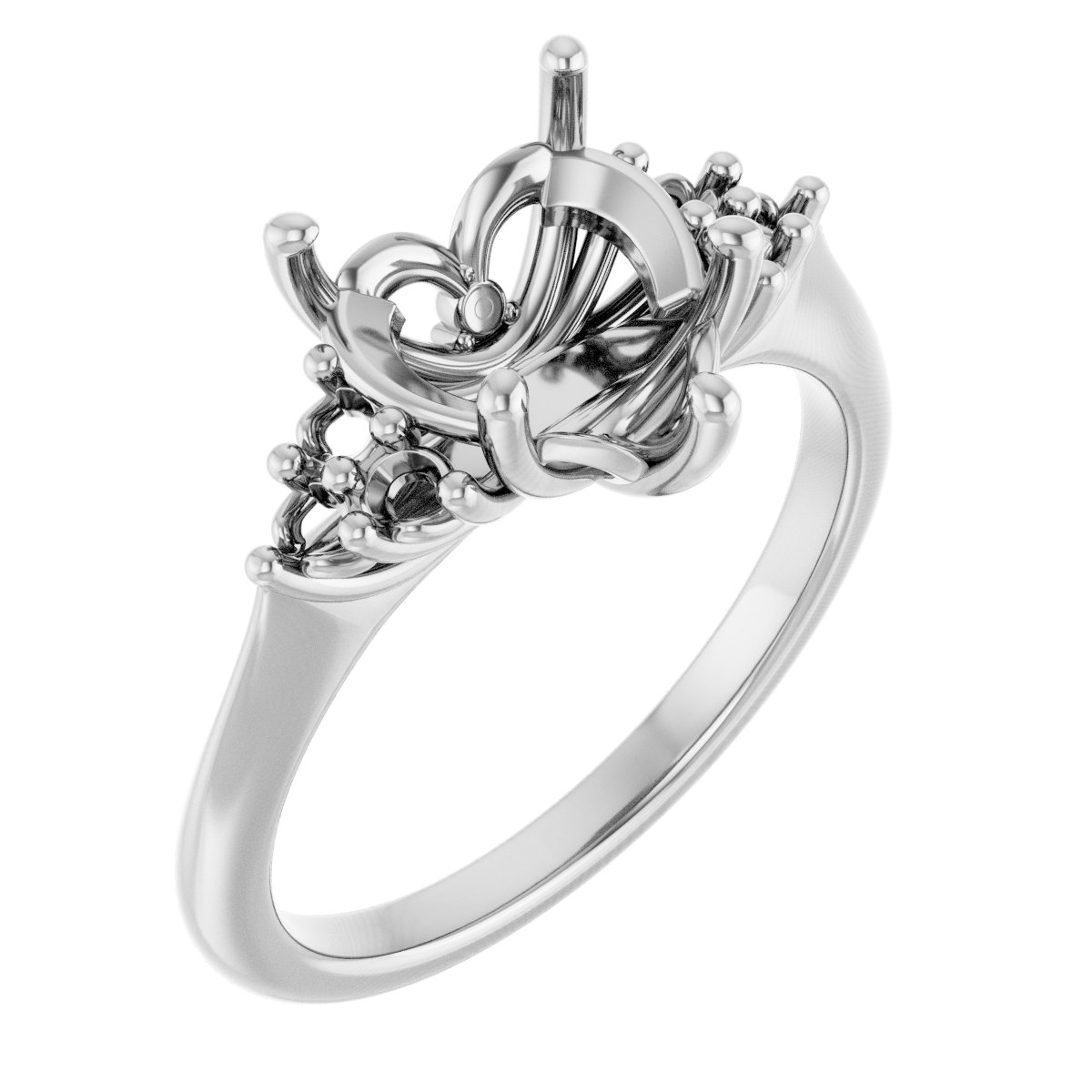 Accented Engagement Ring