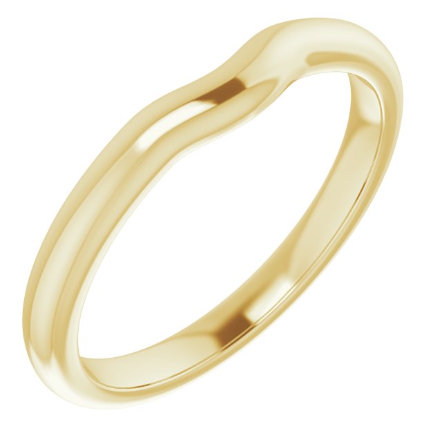 18K Yellow Band for 4.1 mm Round Ring