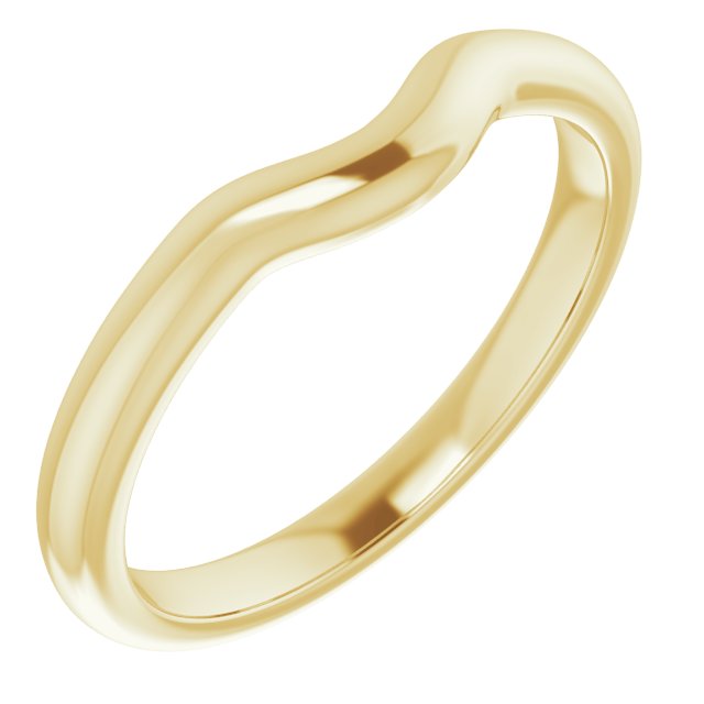 18K Yellow Band for 5.5 mm Round Ring