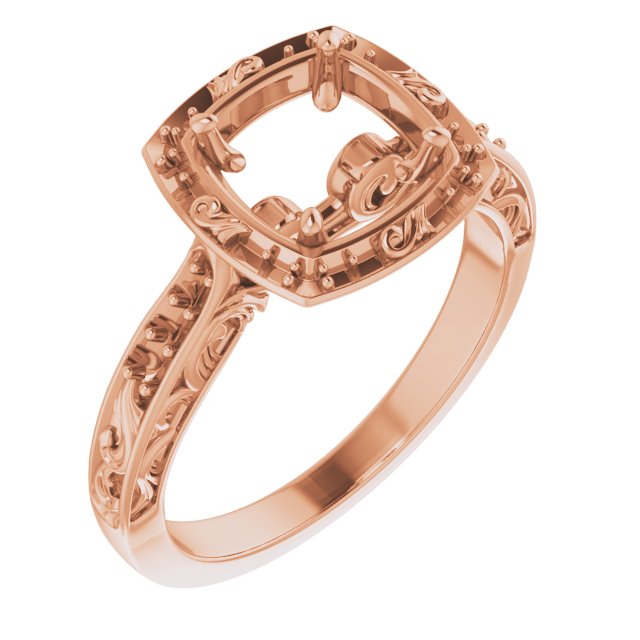 Halo-Style Sculptural Engagement Ring