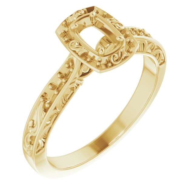 Halo-Style Sculptural Engagement Ring