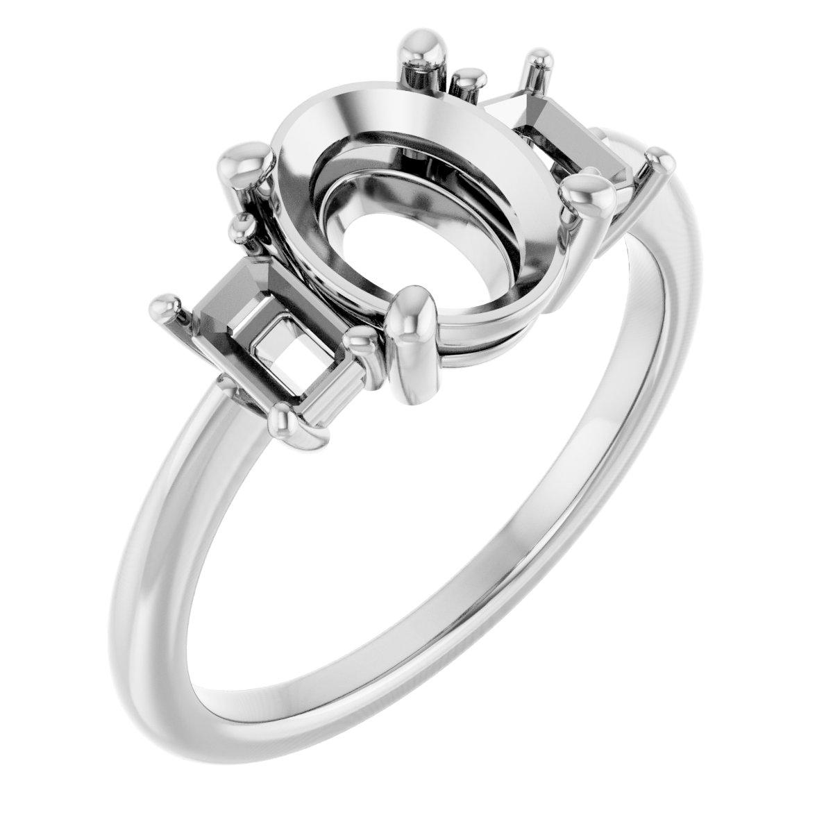 Three-Stone Engagement Ring