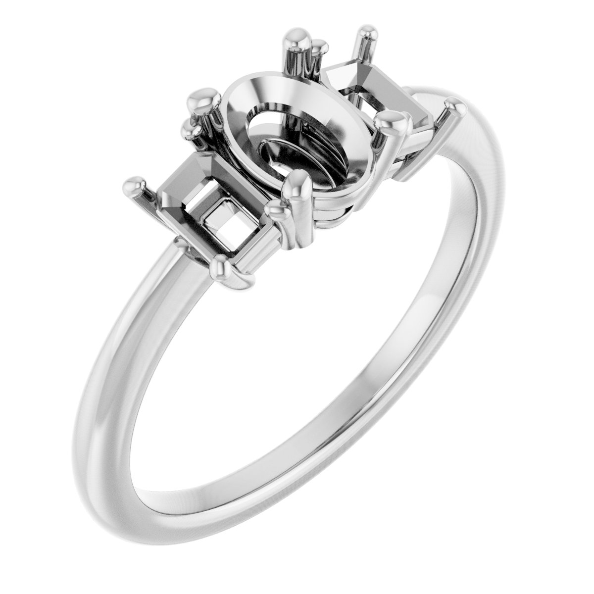 Three-Stone Engagement Ring