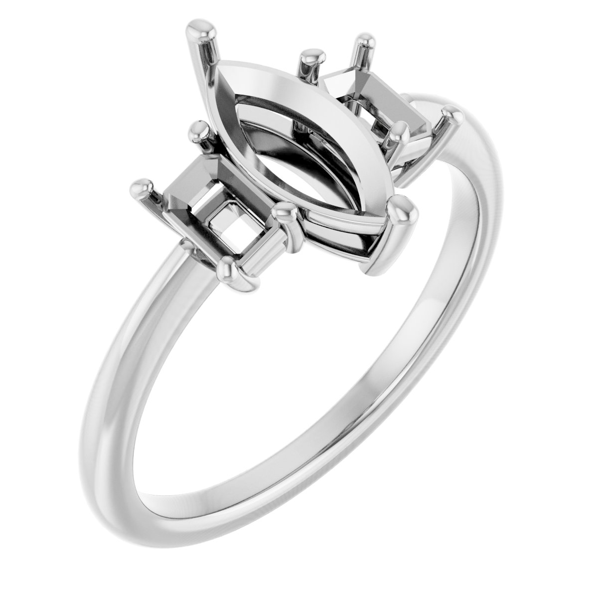 Three-Stone Engagement Ring