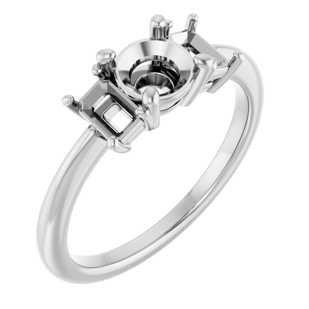 Three-Stone Engagement Ring