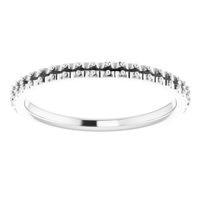 Band Mounting for 7x5 mm Oval Ring view 3
