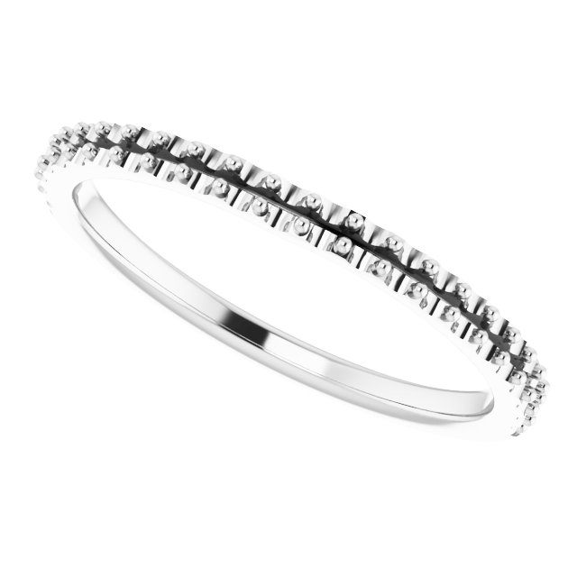 Band Mounting for 7x5 mm Oval Ring view 5