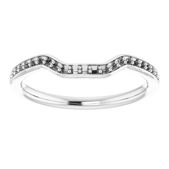 Band Mounting for 10 x 5 mm Marquise Ring view 3