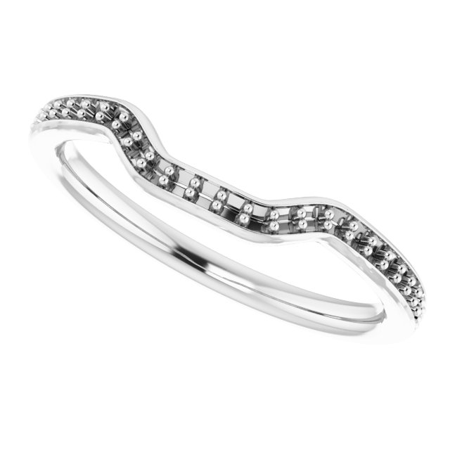 Band Mounting for 10 x 5 mm Marquise Ring view 5