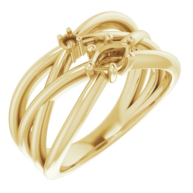 14k Yellow Gold