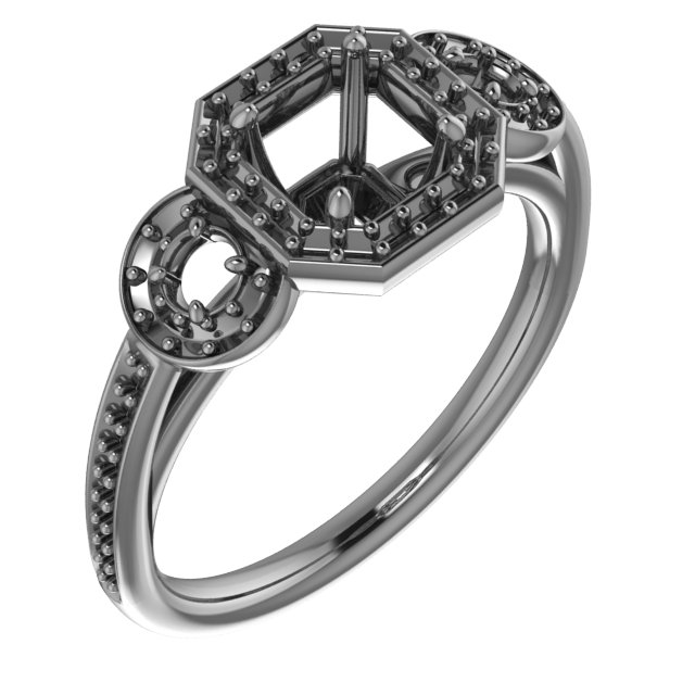 10x5 mm Marquise Engagement Ring Mounting