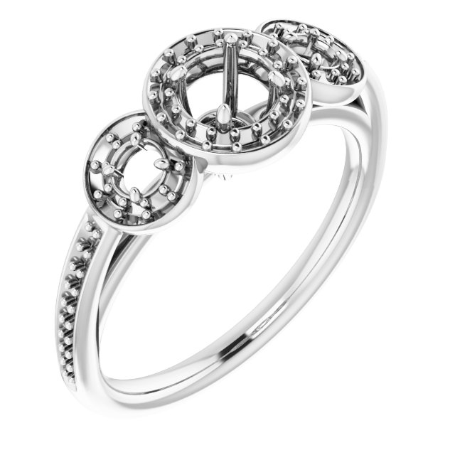 14k White Gold