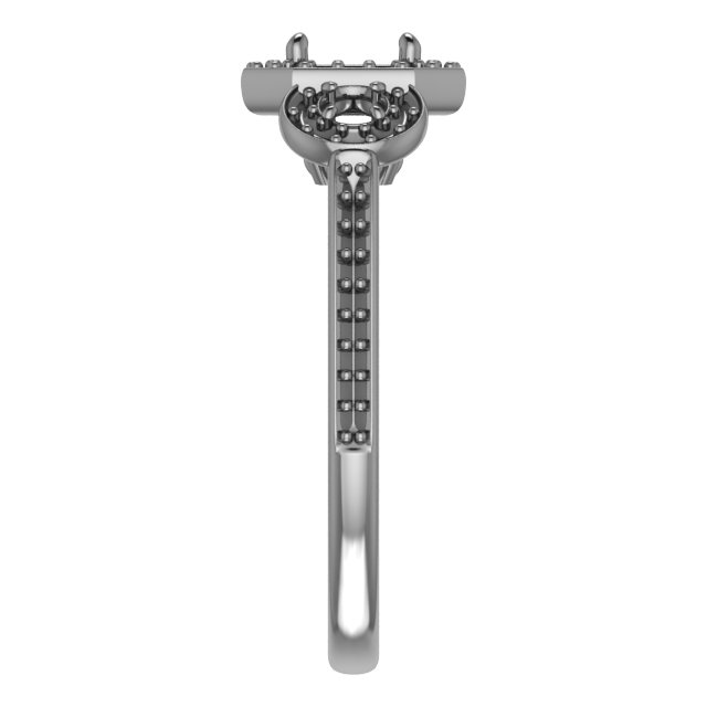 10x5 mm Marquise Engagement Ring Mounting view 4